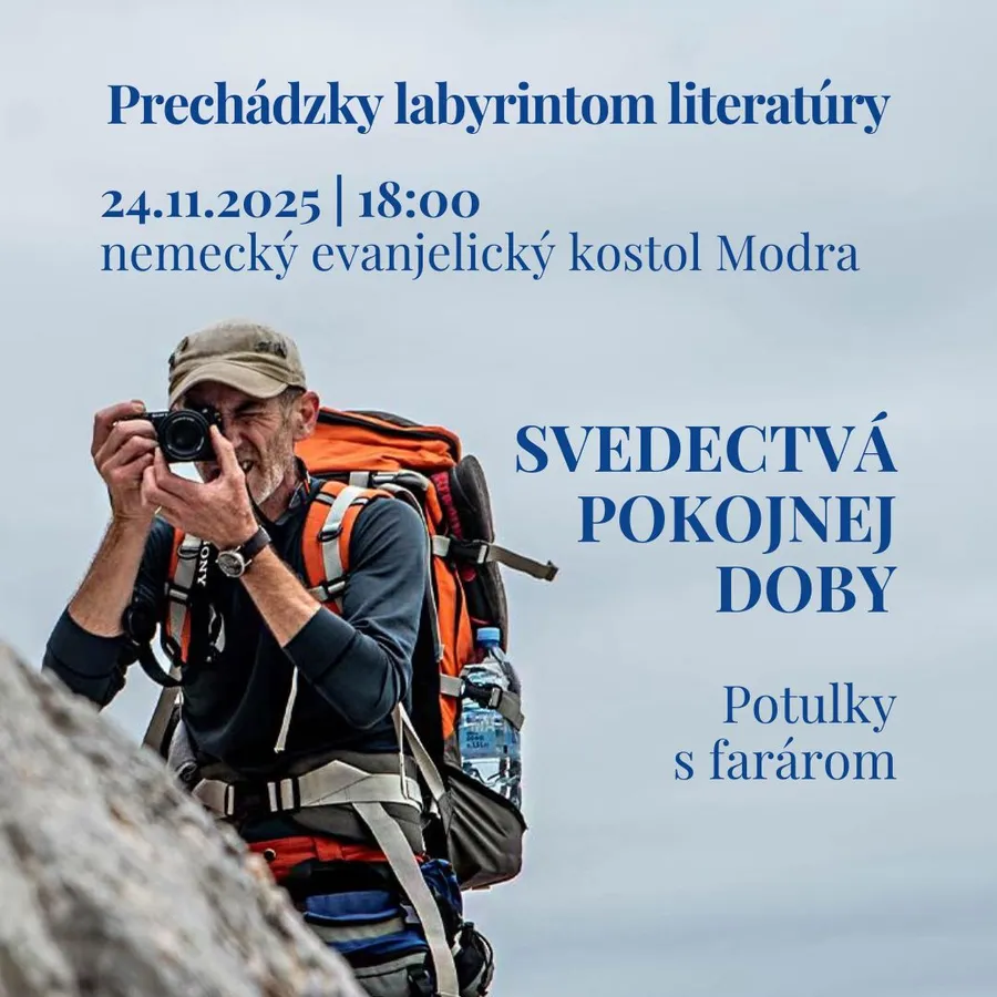PRECHÁDZKY LABYRINTOM LITERATÚRY - nov. 2025