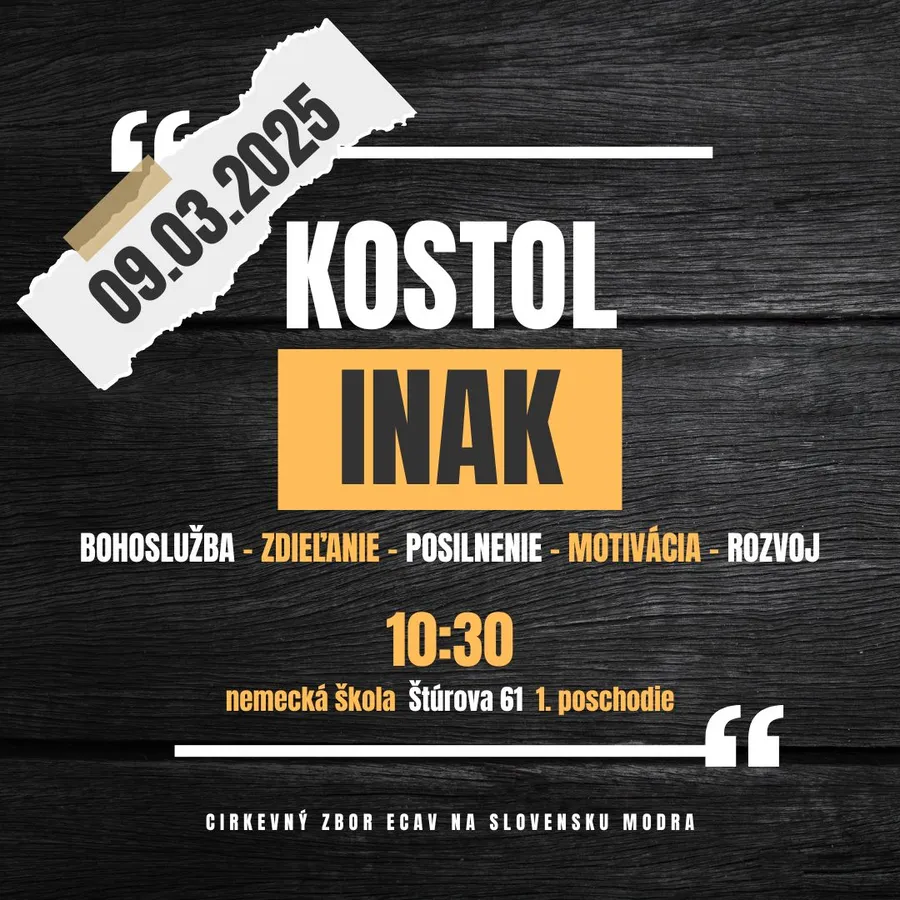 KOSTOL INAK - 09.03.2025