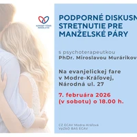 PODPORNÉ DISKUSNÉ STRETNUTIE PRE MANŽELSKÉ PÁRY