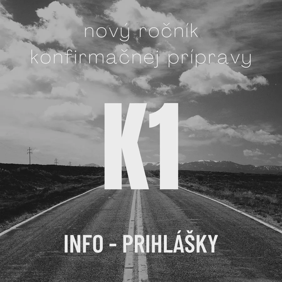 KONFIRMAČNÁ PRÍPRAVA 1